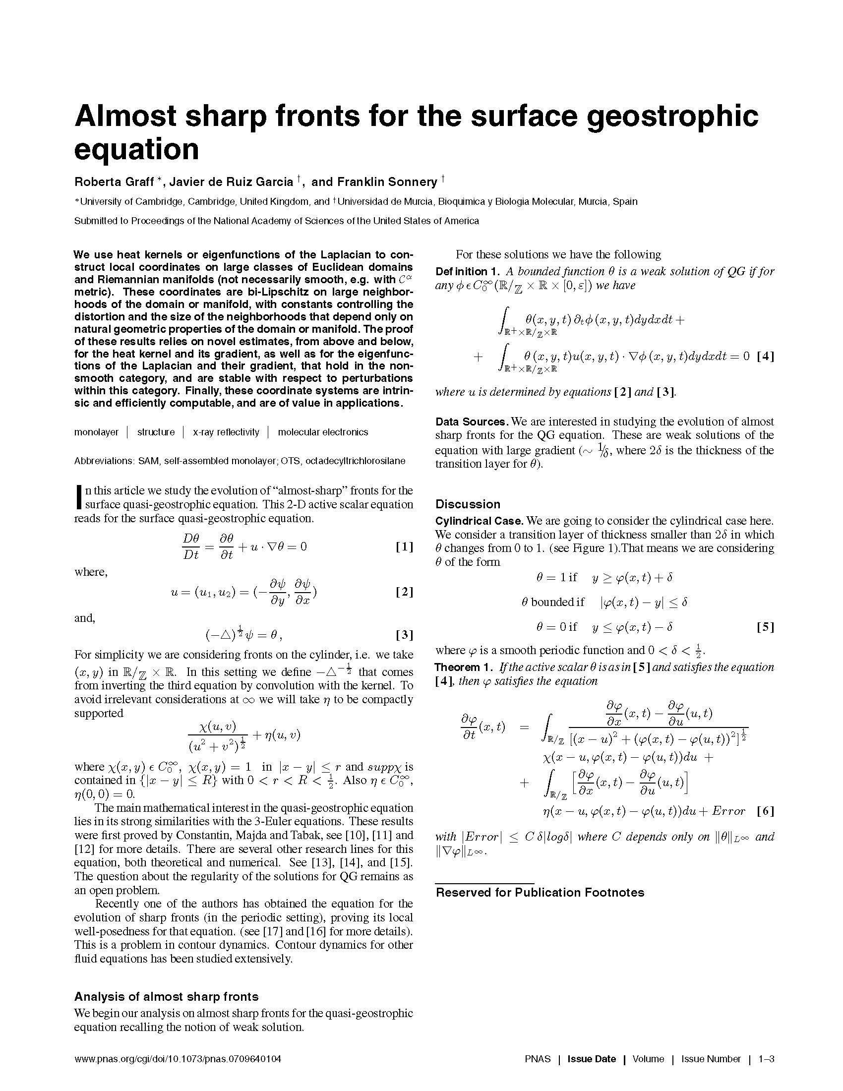 Sample pages for Proceedings of the National Academy of Science Two column journal. Click here for full pdf.